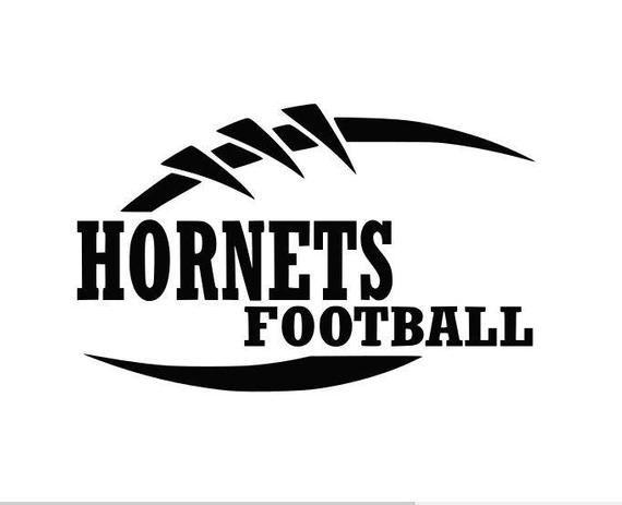 Hornets Football Logo - Hornets Football high school college SVG File Cutting DXF