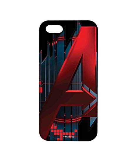 Block Phone Logo - Block Print Company Avengers Logo Phone Cover for: Amazon.in