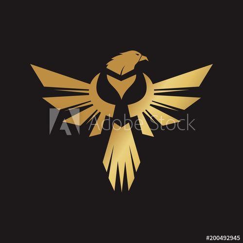 Gold Eagle Logo - gold eagle logo for team or brand - Buy this stock vector and ...