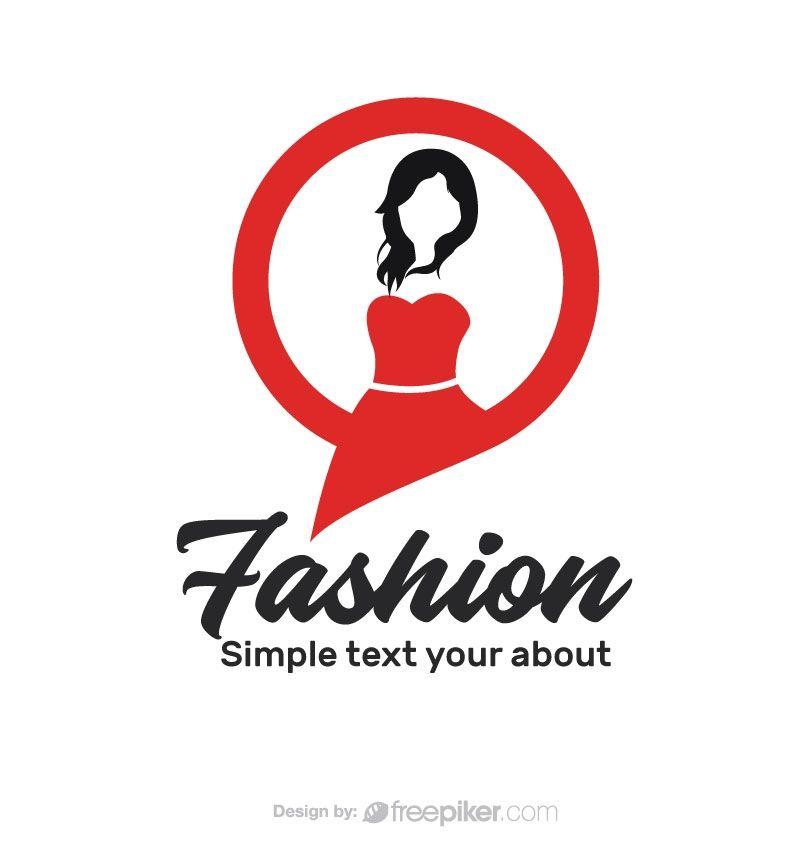 Red Fashion Logo - Freepiker | fashion logo