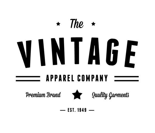 Vintage Black and White Logo - How To Make a Letterpress Texture Effect in Photoshop