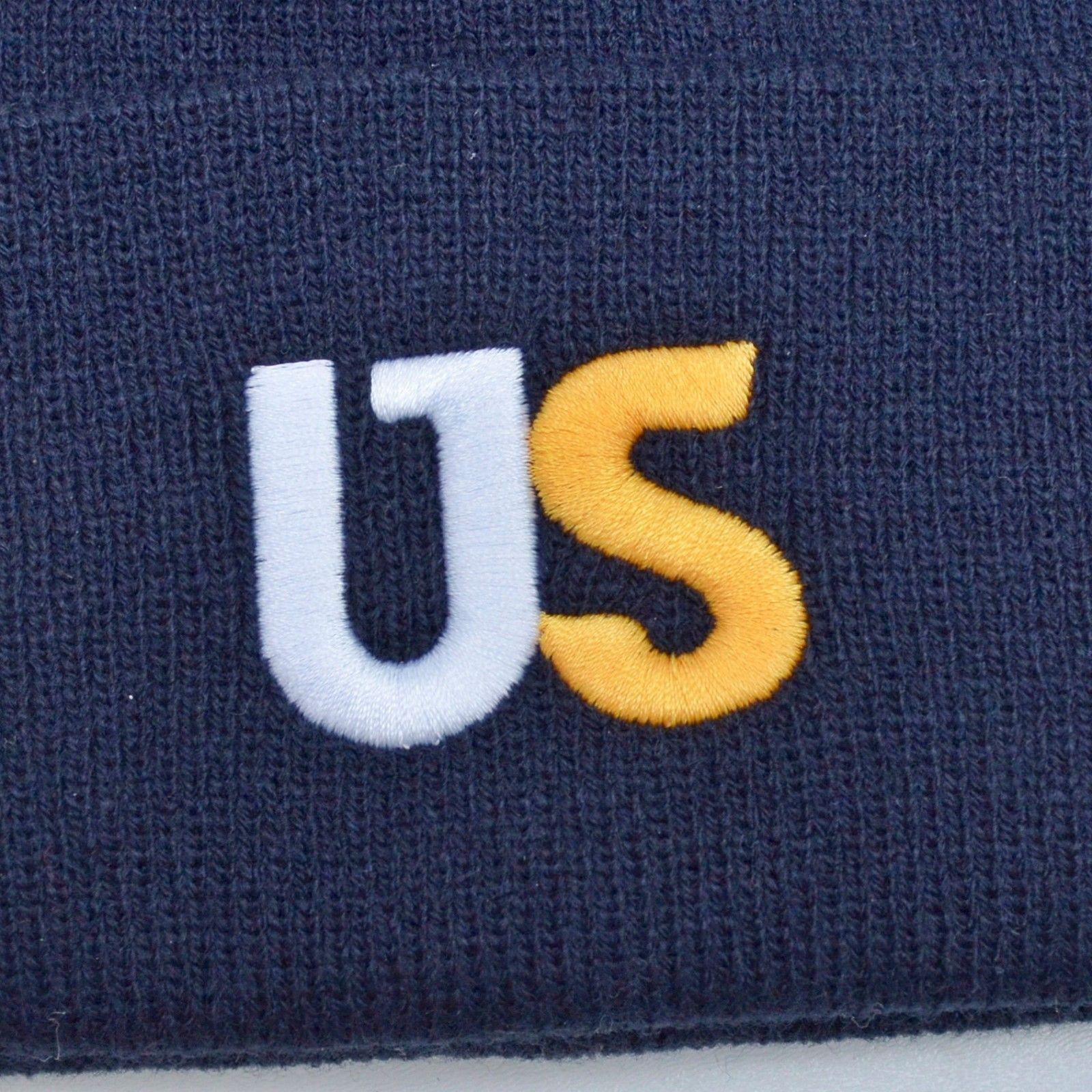 Kith Blue Logo - NEW KITH US Beanie Hat CAP Logo US KITH Size One Orange Navy Blue ...