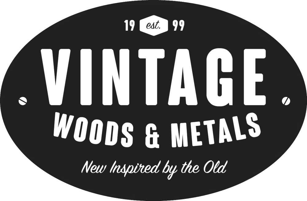 Vintage Black and White Logo - Vintage Woods — Vintage Woods & Metals