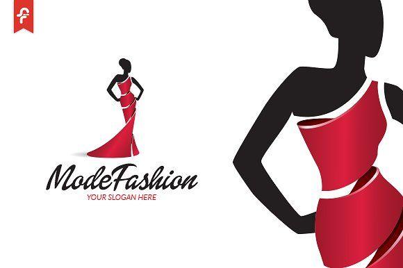 Red Fashion Logo - Mode Fashion Logo ~ Logo Templates ~ Creative Market