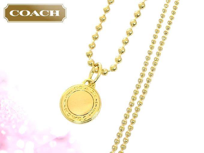 Coach Gold Logo - import-collection: Coach COACH ☆ accessories (necklaces) cheap ...