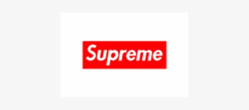 Transperant Black Supreme Logo - Transparent Backround Supreme Box Logo Roblox