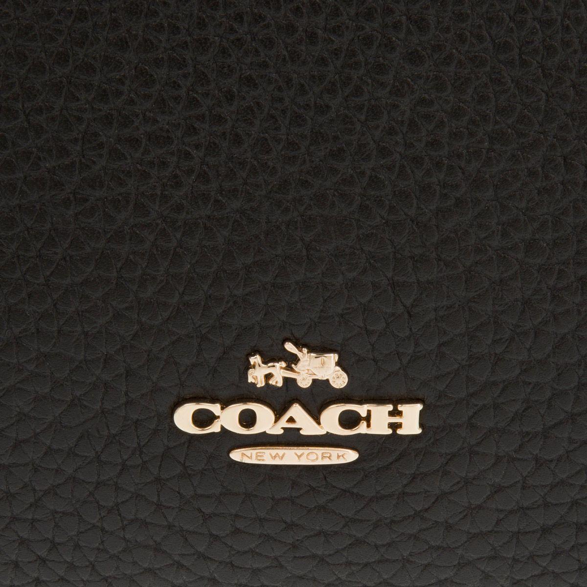 Coach Gold Logo - Coach PBB Brooklyn Light Gold Black in black | fashionette