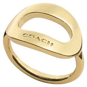 Coach Gold Logo - Gold Coach On Sale - Tradesy