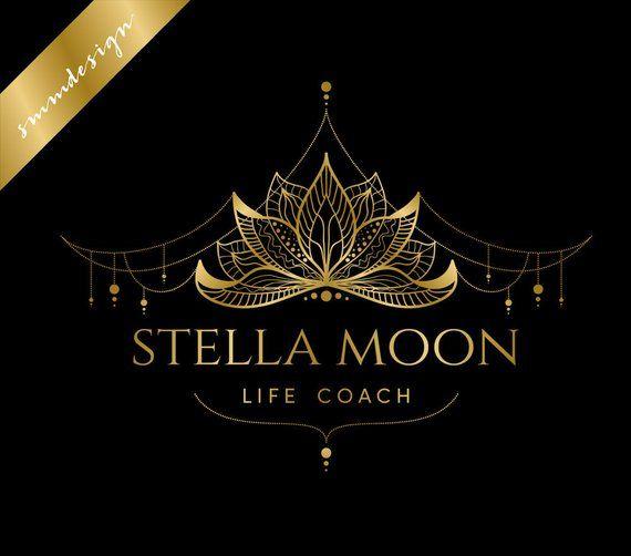 Coach Gold Logo - Mandala logo logo design Life coach logo Personal trainer | Etsy