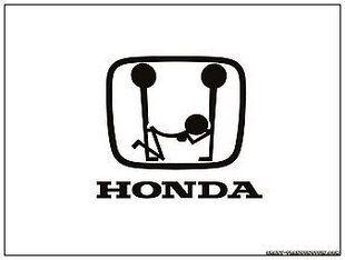 Sexy Honda Logo - sticker bumper decal windows -honda logo: Amazon.co.uk: Kitchen