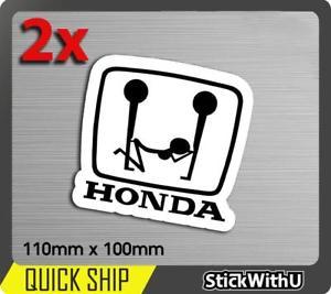 Sexy Honda Logo - Rude Honda SpitRoast Funny Sticker Decal Vinyl JDM Race Car
