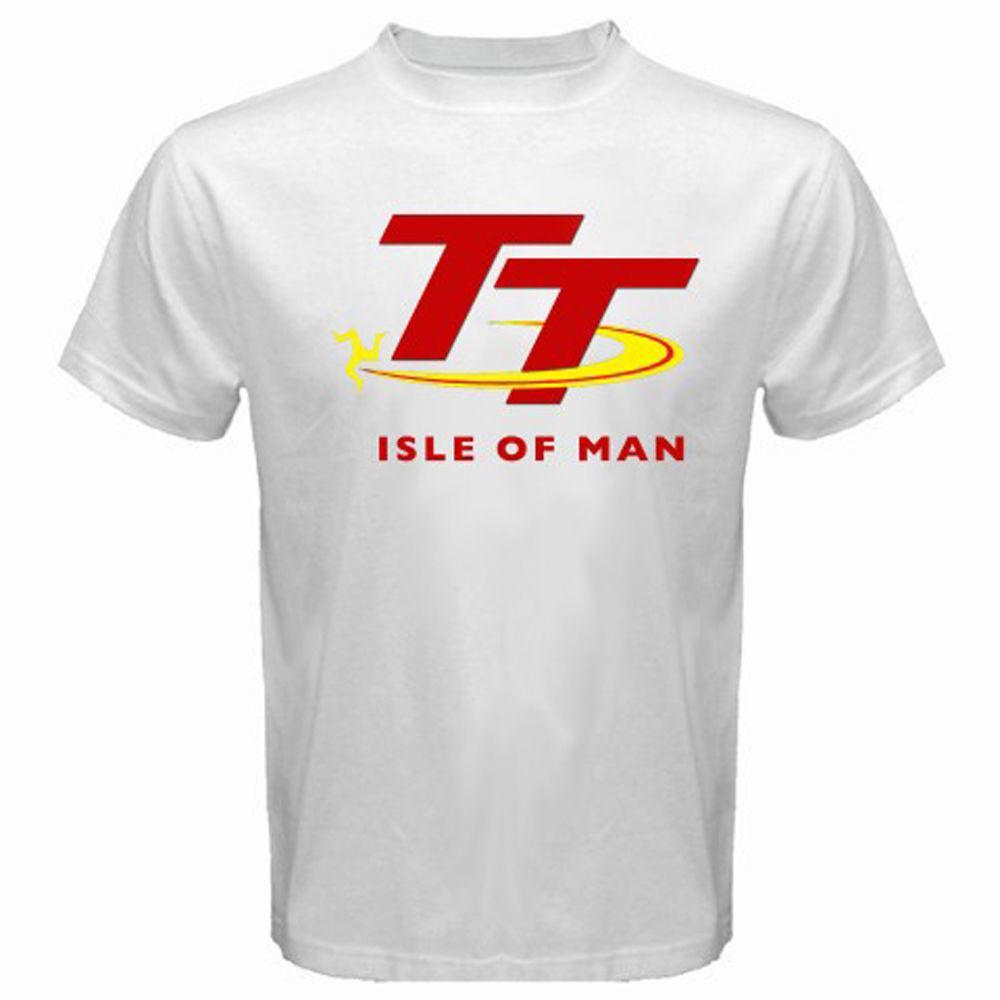 Cool Race Logo - New Isle Of Man TT Race Logo Men'S White T Shirt Size S To 3XL Cool ...