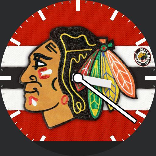 Blackhawks Logo - Chicago Blackhawks logo patch for Moto 360