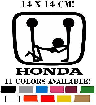Sexy Honda Logo - HONDA LOGO / badge car vinyl decal sticker .....x4 - £3.99 | PicClick UK