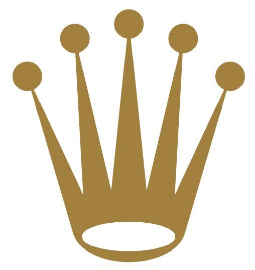 Yellow Gold Crown Logo - Phone accessory. Rolex logo
