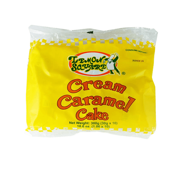 Lemon Square Logo - LEMON SQUARE CREAM CARAMEL CAKE 30GX10S