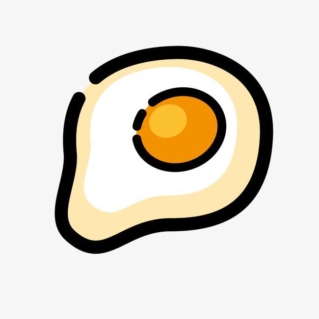 Egg Cartoon Logo - Fried Eggs With Grey Sauce, Gray, Hand, Cartoon PNG and Vector
