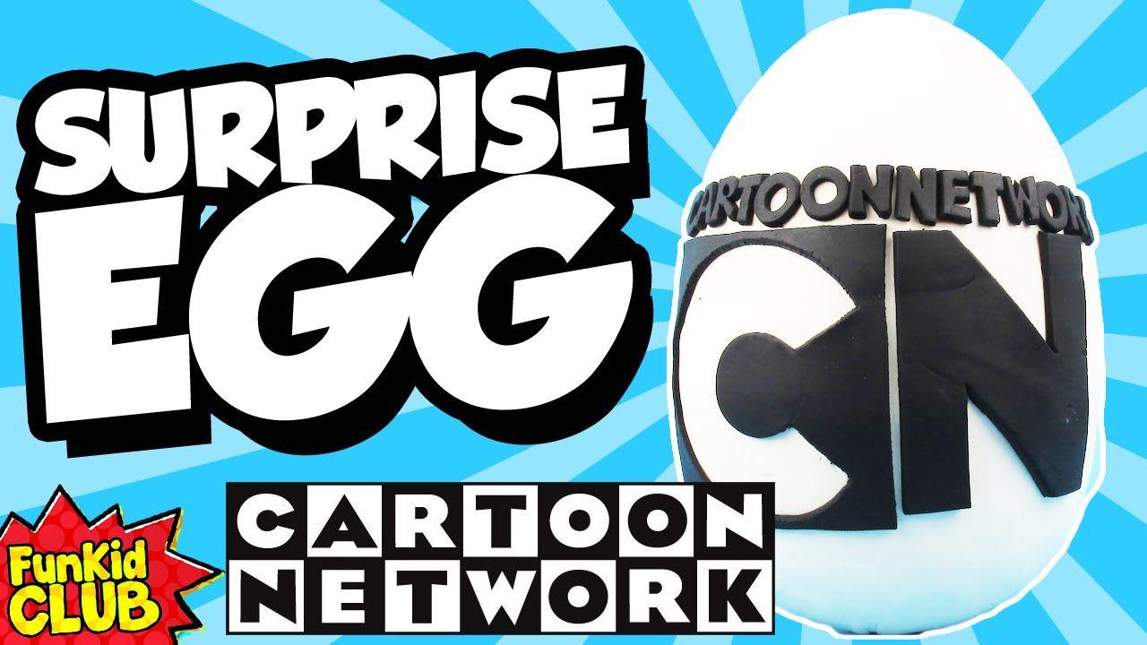 Egg Cartoon Logo - CARTOON NETWORK LOGO Play Doh Surprise Egg!! With LOADS Of Cartoon