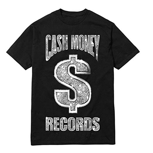 Cash Money Records Logo - Bravado Cash Money Records Black Bling T Shirt: Clothing