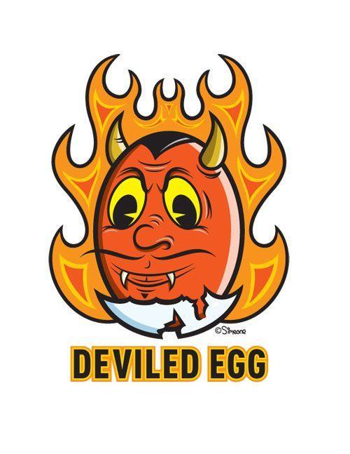 Egg Cartoon Logo - Vivid, Cartoon Like Illustrations By Lou Simeone An ART