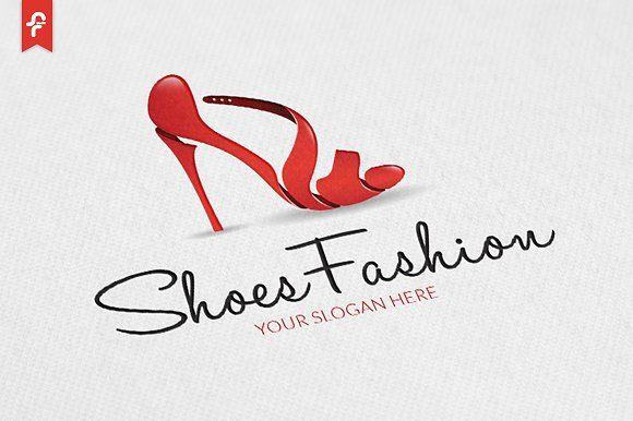 Red Fashion Logo - Shoes Fashion Logo ~ Logo Templates ~ Creative Market