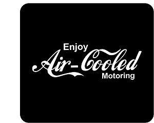 Air Cooled VW Logo - Enjoy Aircooled, VW, Vinyl Car Graphic, Decal, Sticker. Vinyl Ideas
