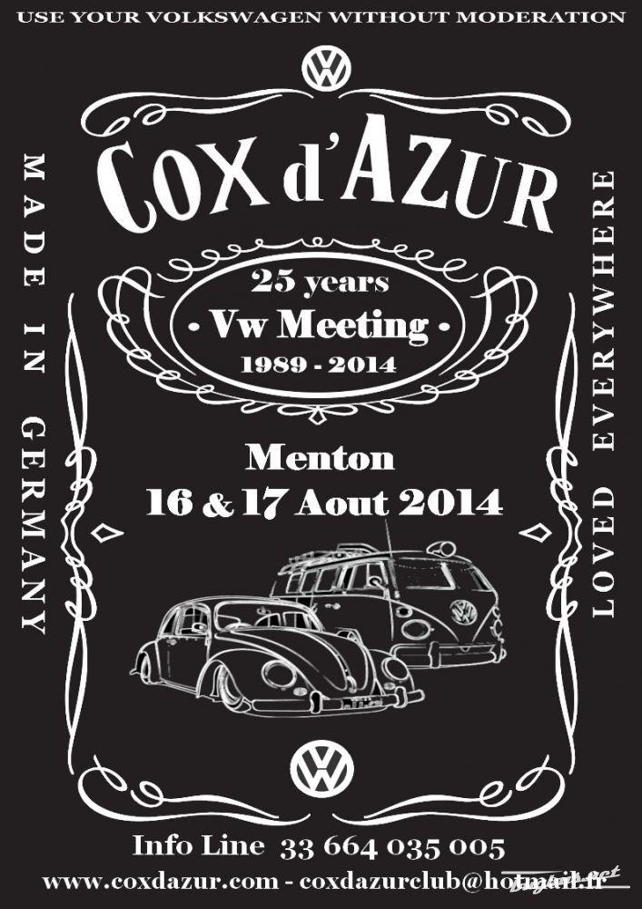 Air Cooled VW Logo - 16. - 17.08.2014: MEETING VW AIRCOOLED MENTON (Meeting)