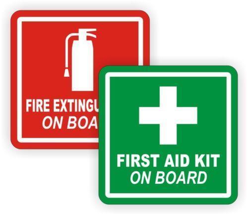 Red First Aid Logo - First Aid Sticker