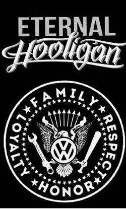 Air Cooled VW Logo - Eternal Hooligan Family - Aircooled VW Car Club