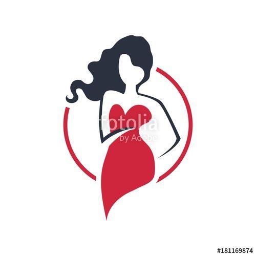 Red Fashion Logo - Beauty Fashion Logo Stock Image And Royalty Free Vector Files