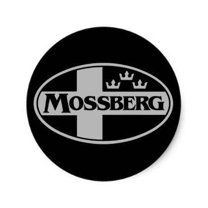 Mossberg Logo - Logo mossberg classic round sticker. craft supplies. Crafts