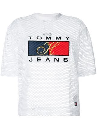 Tommy Jeans Logo - Tommy Jeans logo T-shirt $40 - Buy AW18 Online - Fast Global ...