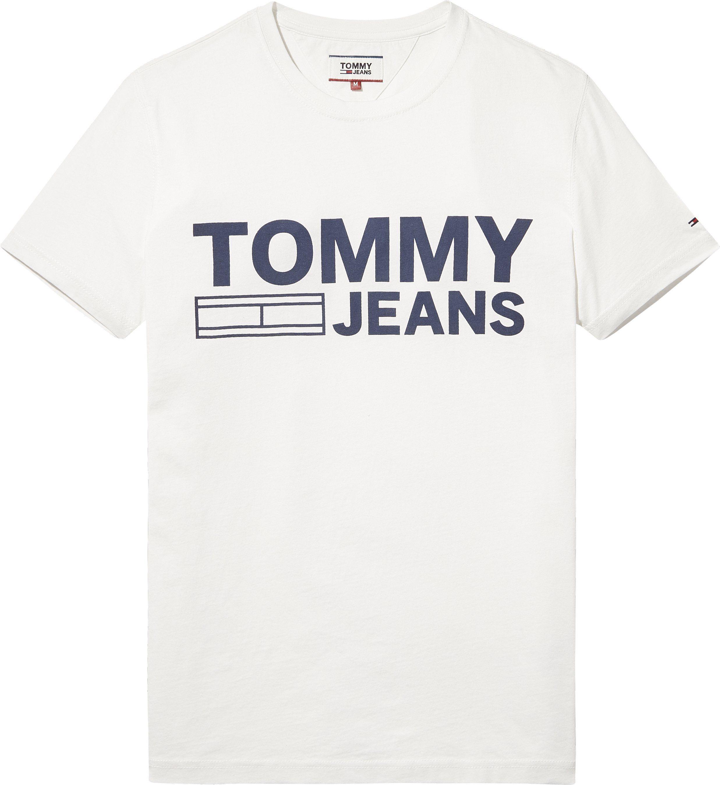 Tommy Jeans Logo - TOMMY JEANS ORGANIC COTTON LOGO T SHIRT