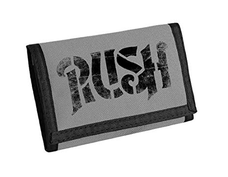 Rush Band Logo - Rush Wallet Classic Vintage Band Logo 2112 Official Grey Bifold Size ...
