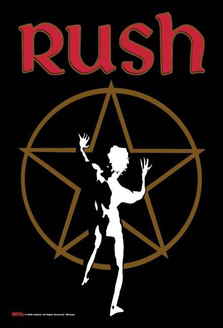 Rush Band Logo - rush concert posters. Rush Poster Flag Starman Logo New