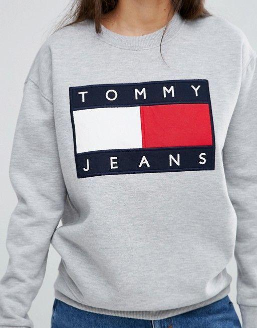 Tommy Jeans Logo - Pin by Veronica Lopez on Clothing | Jeans, Oversized jeans, Tommy ...