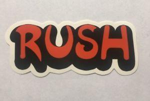 Rush Band Logo - Rush Music Band Logo Bumper Sticker Decal Vinyl Rock Car 85mm x