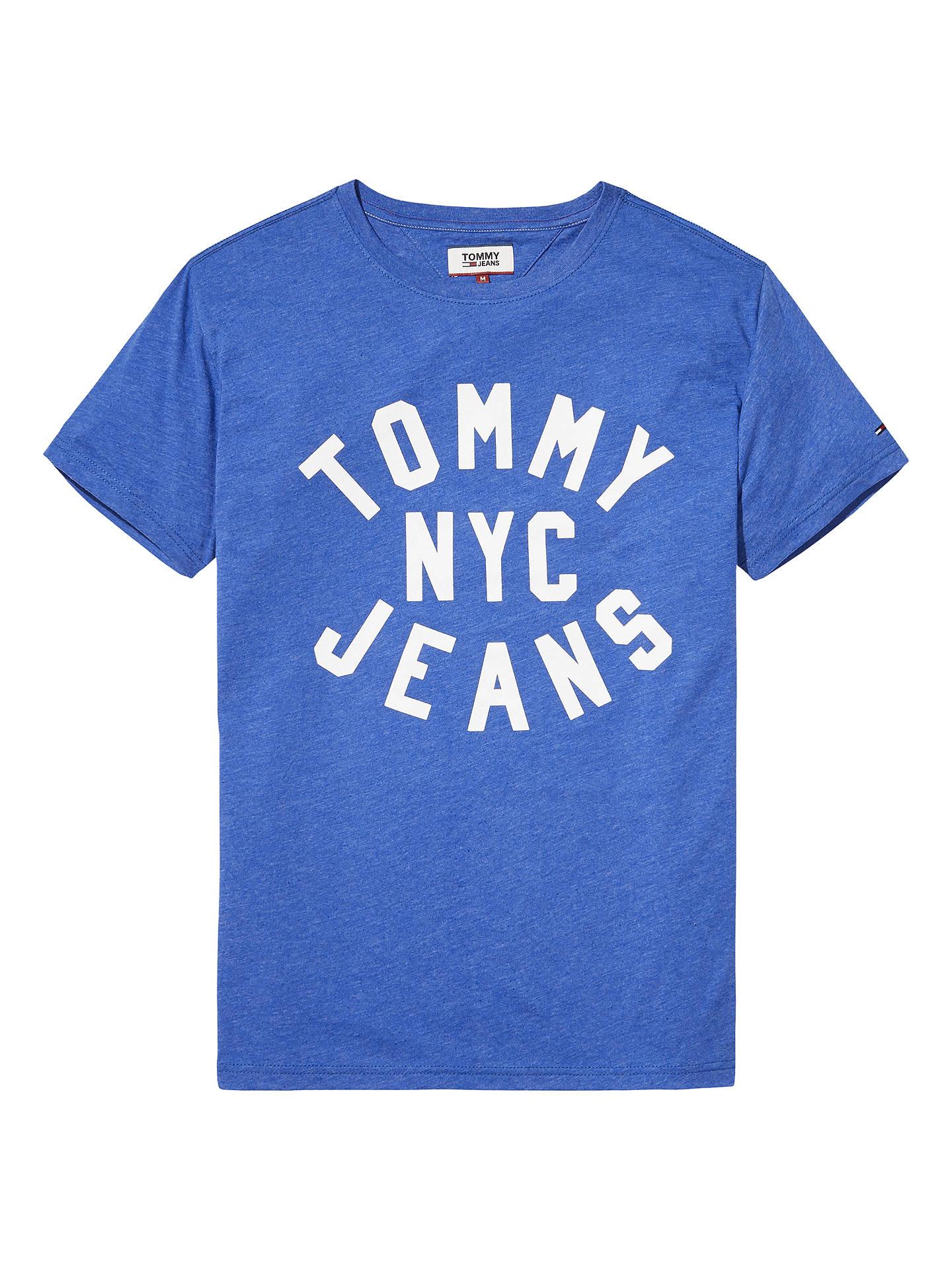 Tommy Jeans Logo - Tommy Jeans Logo Print T-Shirt at John Lewis & Partners