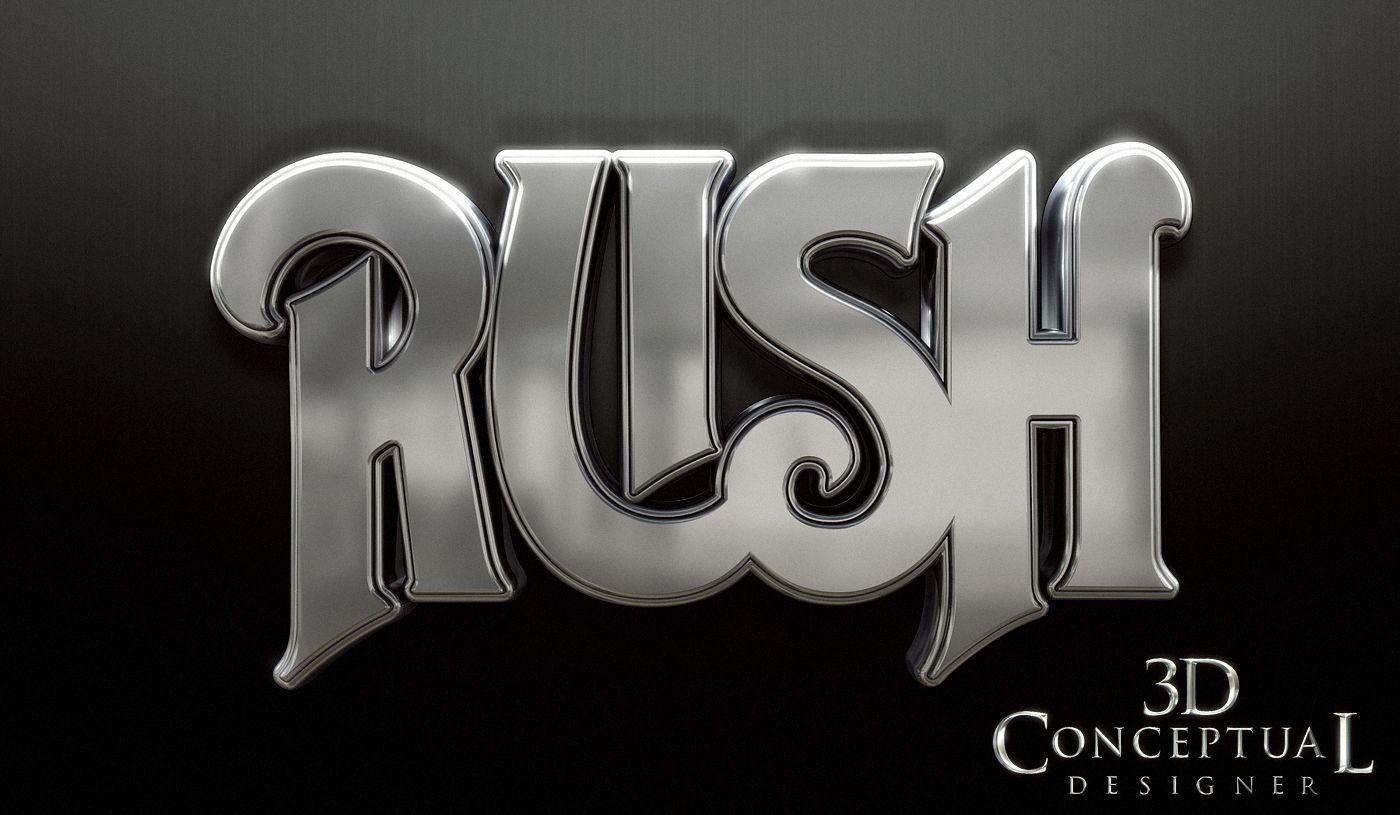 Rush Band Logo - 3DconceptualdesignerBlog: Project Review: 3D Logo Design for RUSH ...