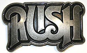 Rush Band Logo - RUSH Progressive Rock Heavy Metal Band LOGO Unisex BELT BUCKLE 2-1/2 ...