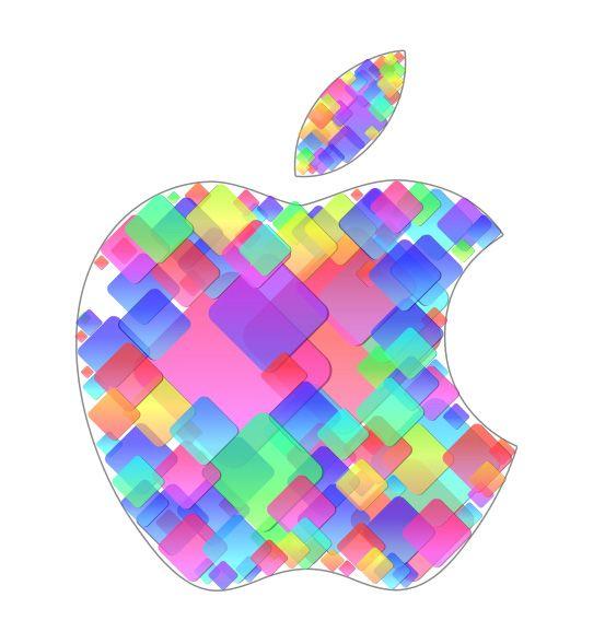 Multi Colored Apple Logo - Quick Tip: How to Make Apple WWDC Logo in Adobe Photoshop CS5 ...