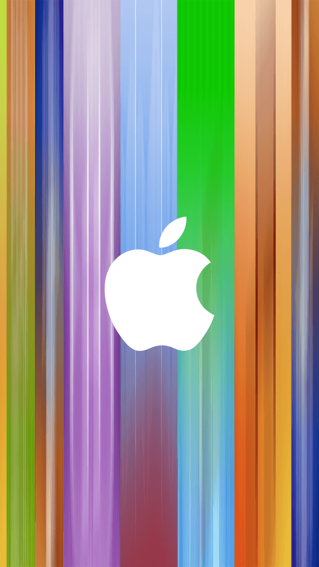 Multi Colored Apple Logo - Color Backgroud Apple Logo | Mobile Wallpaper | Phone Background