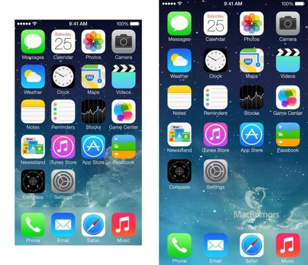 Phone Apps Logo - iPhone 6 4.7-inch screen shown with app logos - PhonesReviews UK ...