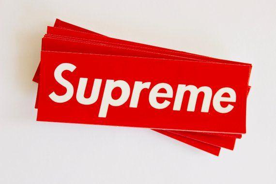 Beast Box Logo - Supreme Box Logo Stickers / Kawaii Stickers hype beast | Etsy