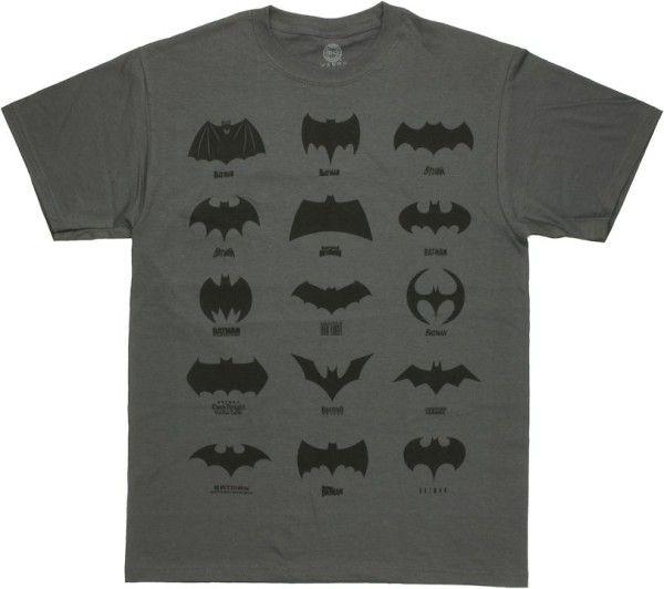 New Bat Logo - Just In: New Batman Bat Symbol Logo History Tee