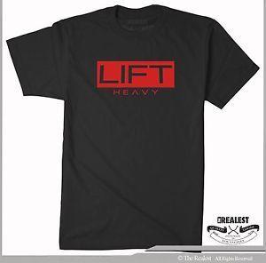 Beast Box Logo - LIFT HEAVY BOX LOGO T SHIRT BODY BUILDING BEAST FITNESS MODE WORKOUT ...