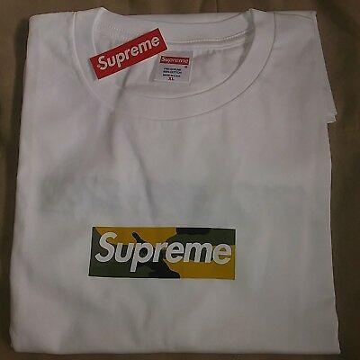 Beast Box Logo - SUPREME HYPE BEAST Brooklyn Camo Colorway Box Logo WHITE Tee (No ...