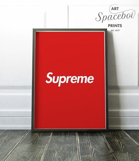 Beast Box Logo - Supreme Box Logo, Set of 3 Prints, Supreme, Kicks, Sneaker Poster ...