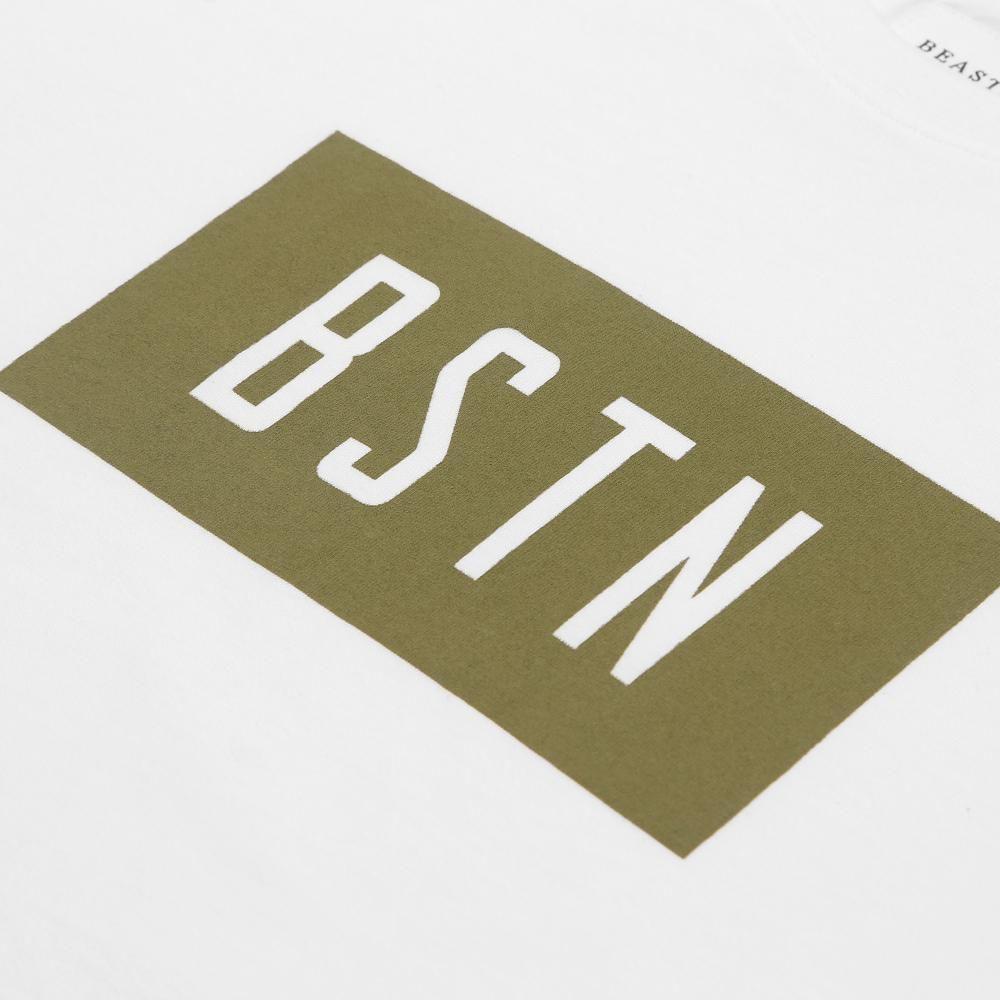 Beast Box Logo - BSTN BSTN BOX LOGO TEE BSTNBOXTEEWHOLIV | BSTN Store