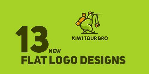 Flat Logo - 13+ Flat Color Logo Designs for inspiration - iShareArena | Creative Hub